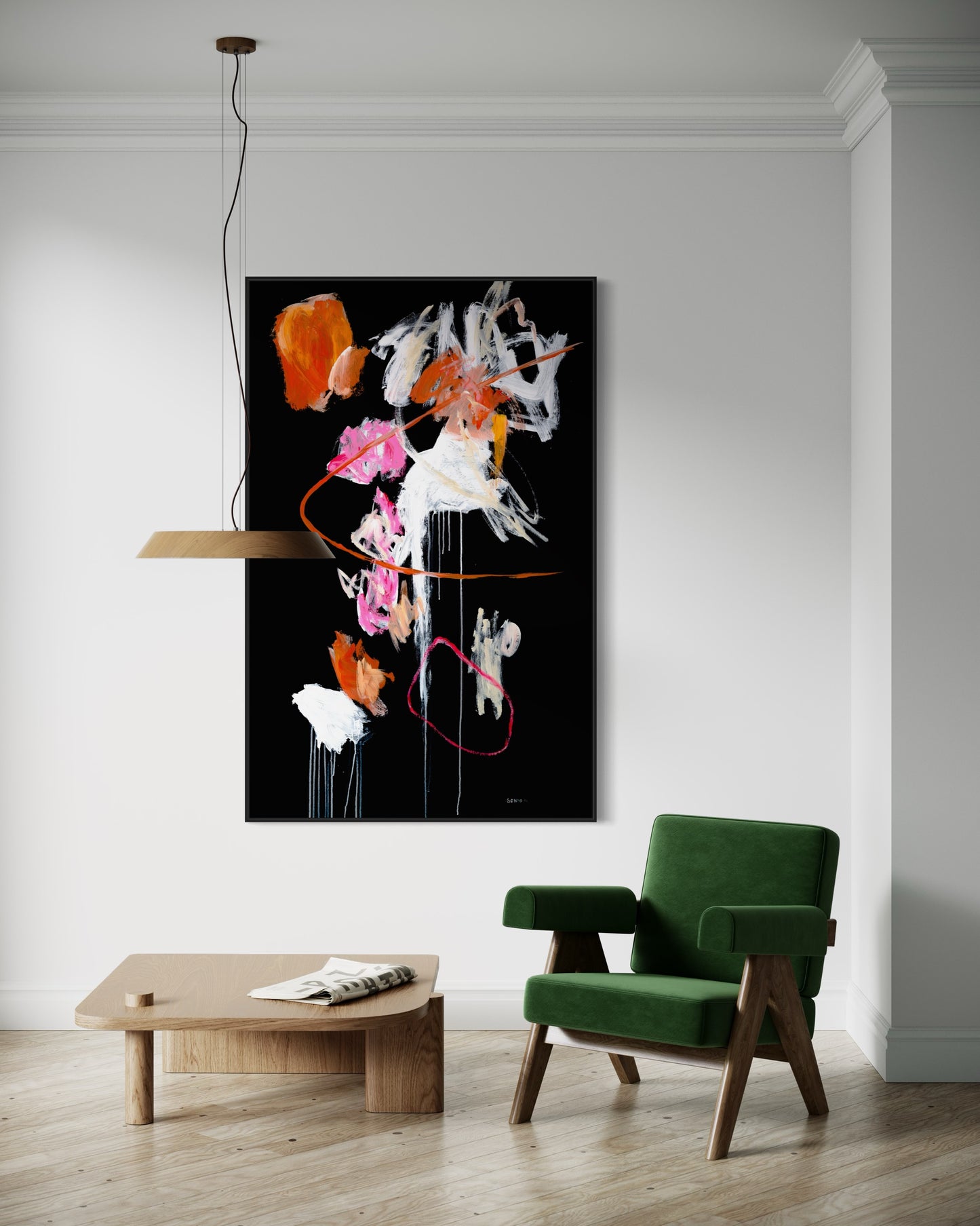 Four Seasons Poppy, Large Print