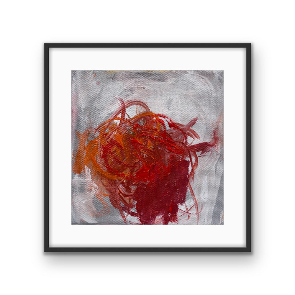 Grey Matter 9x9 Framed Print