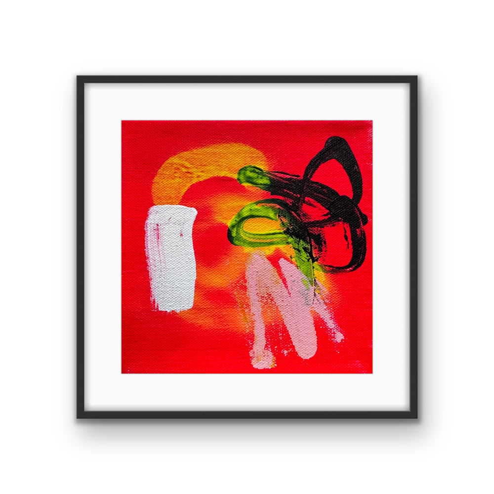 Flame 9x9 Framed Print