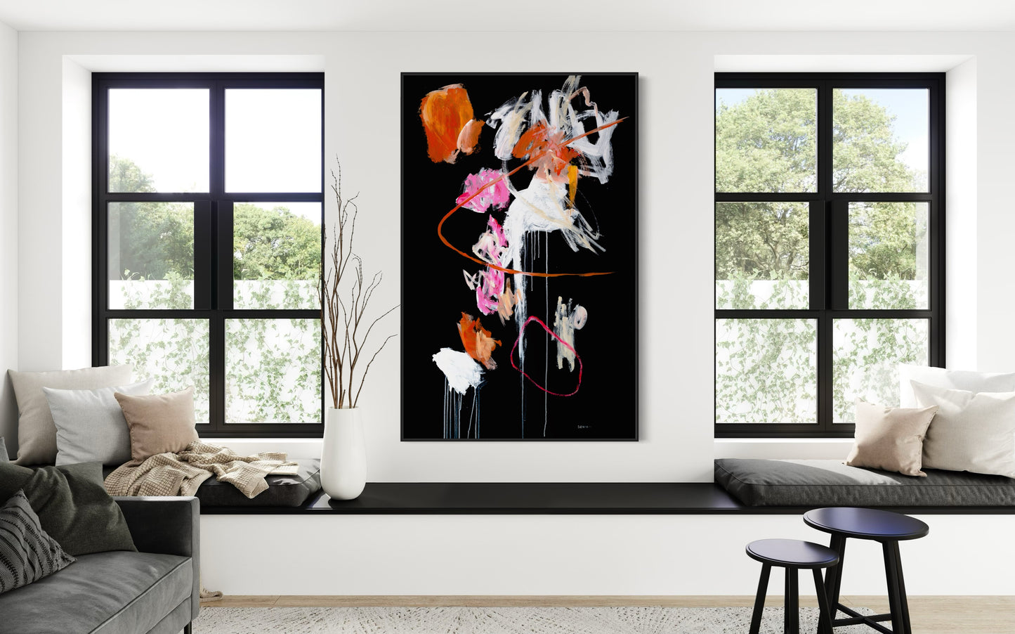 Four Seasons Poppy, Large Print
