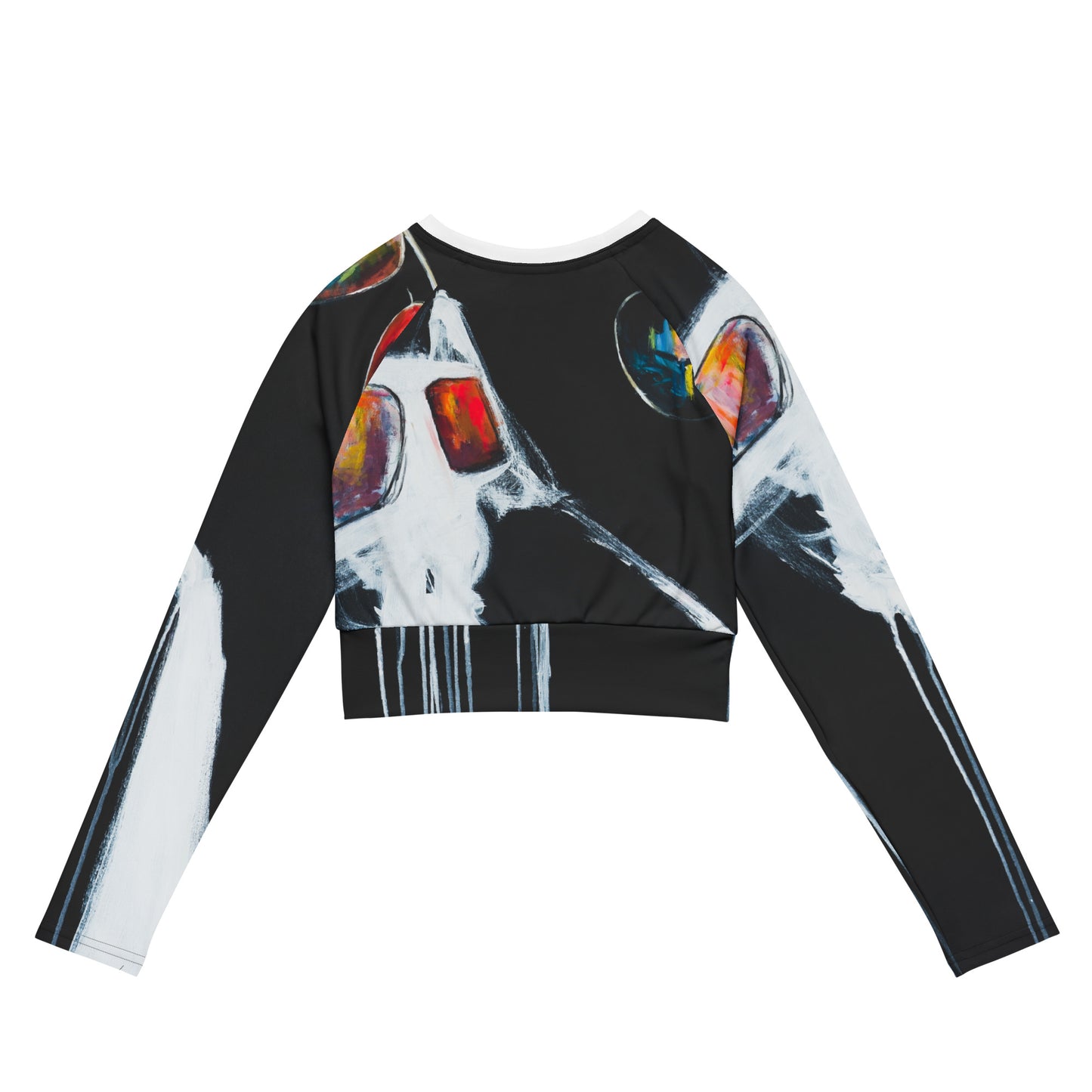 SXYMF, long-sleeve crop top