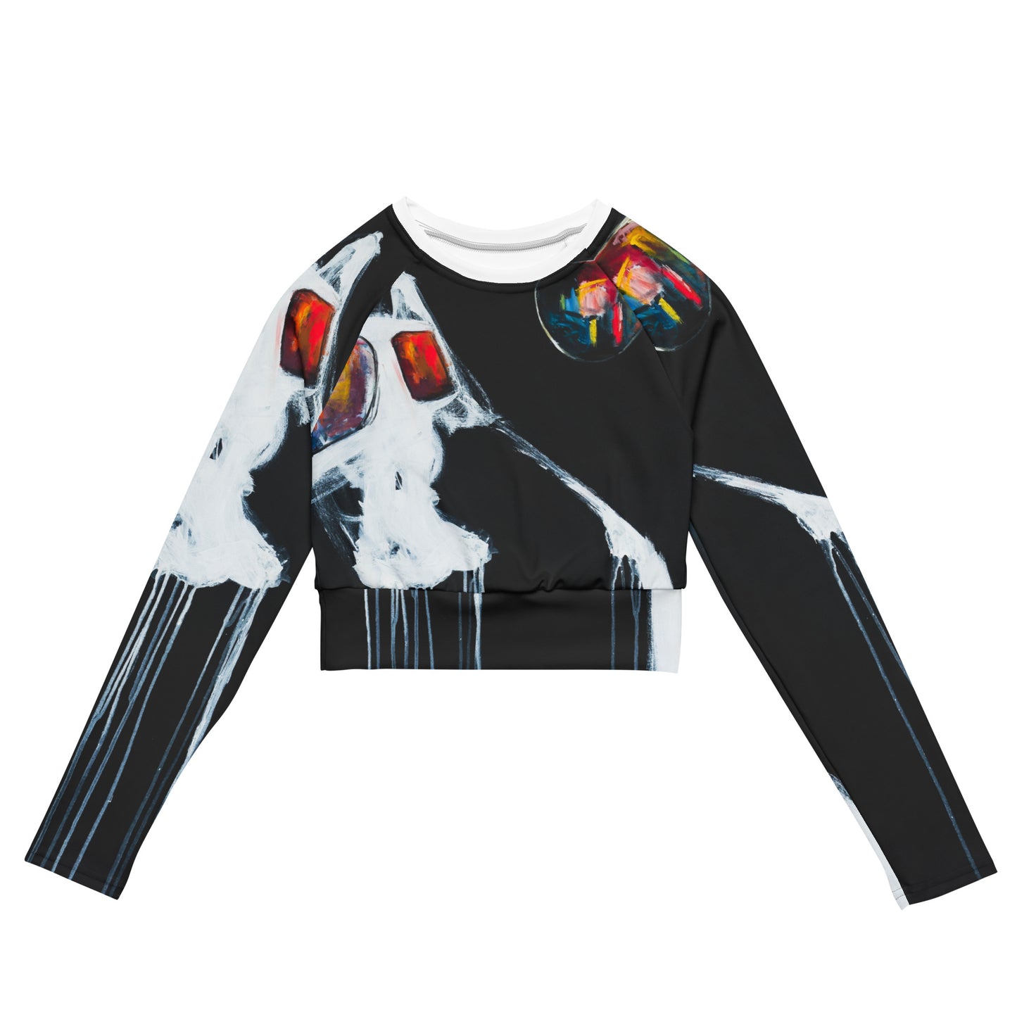 SXYMF, long-sleeve crop top