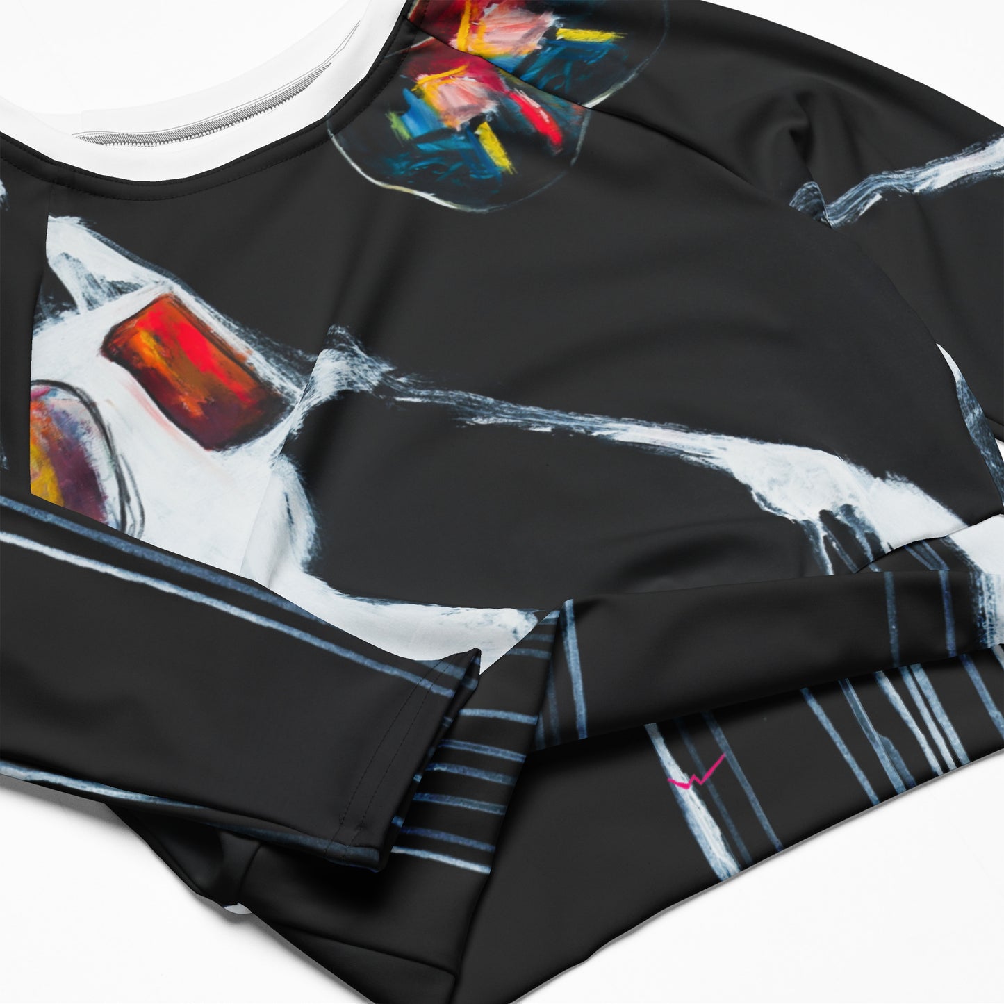 SXYMF, long-sleeve crop top