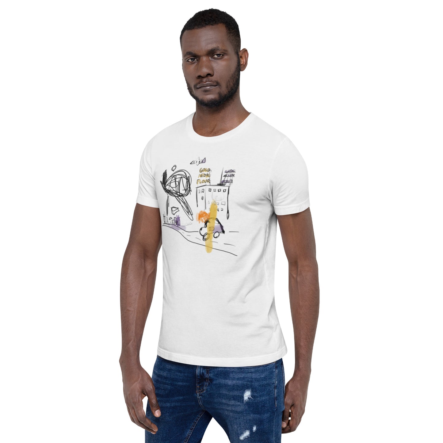 Mill District, Bella + Canvas 3001 Unisex Staple T-Shirt