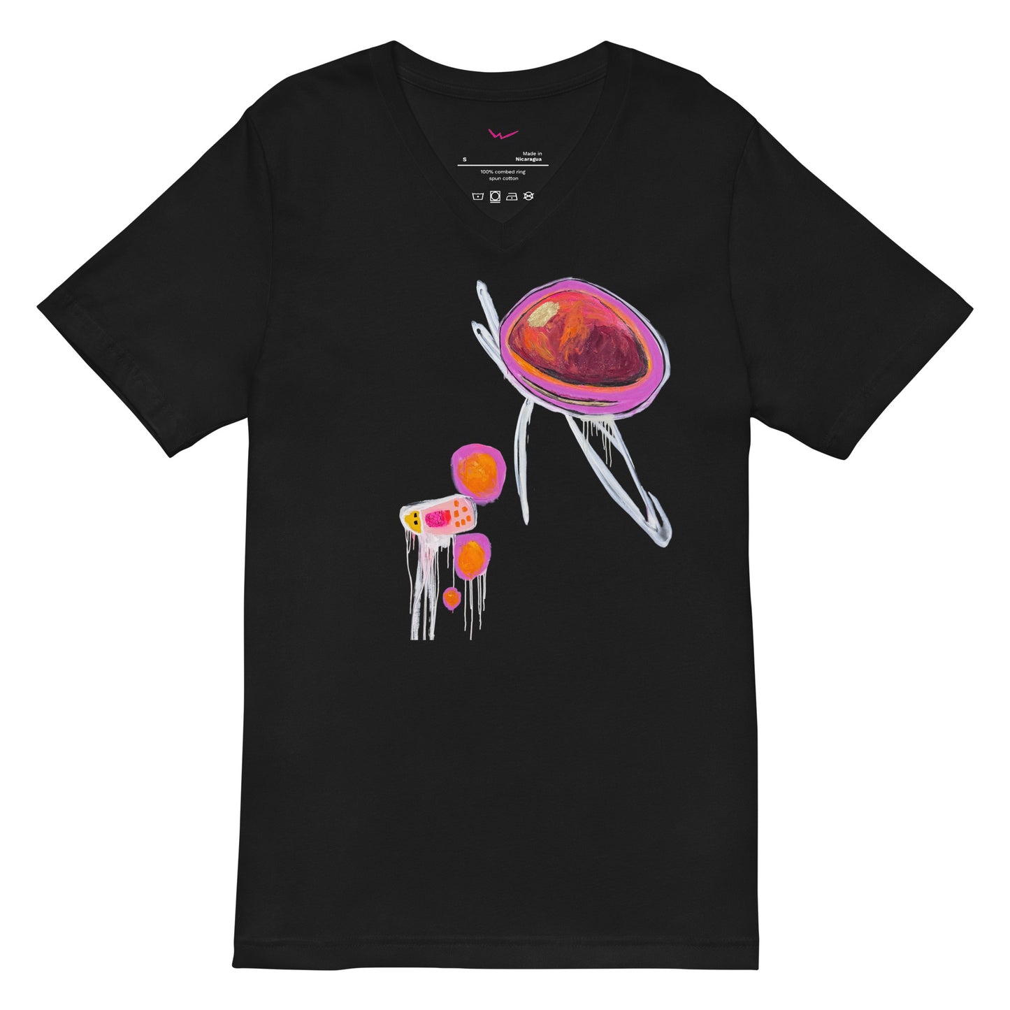 Colonized, Bella + Canvas Womens v-neck