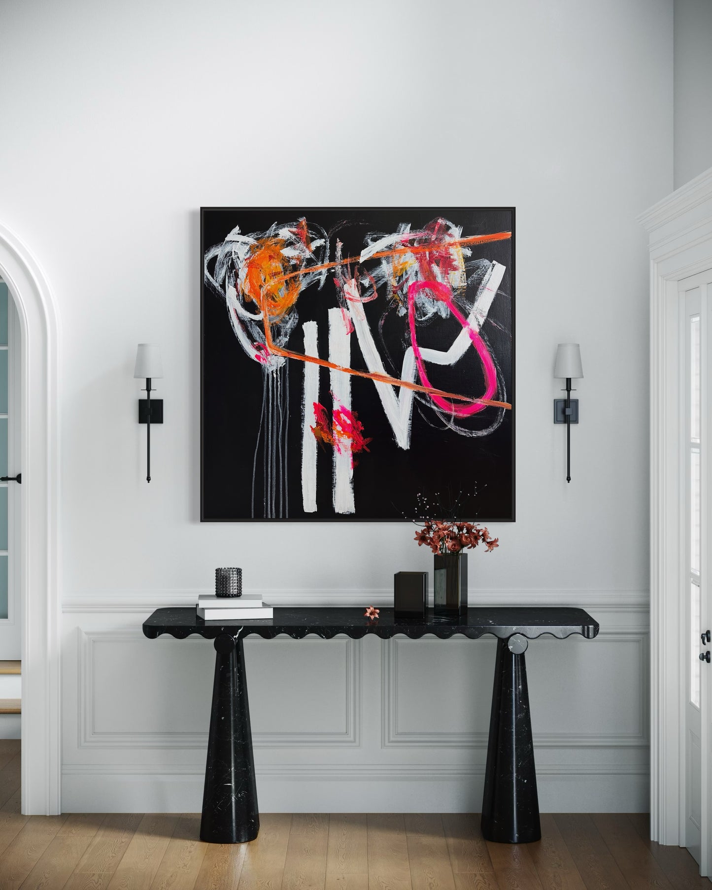 Four Seasons Pink, Large Print