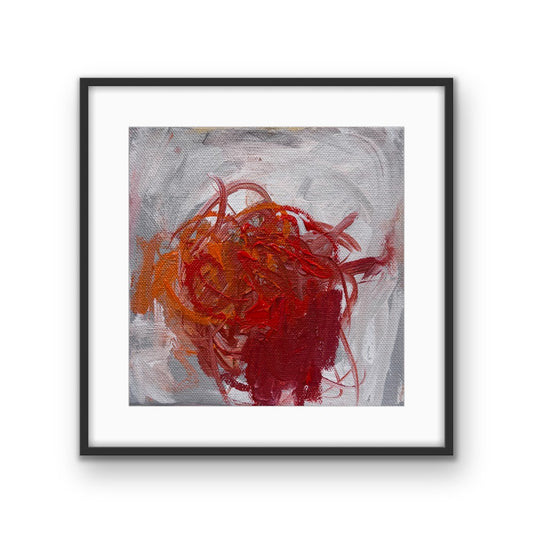 Grey Matter 9x9 Framed Print