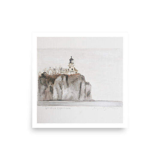 Split Rock Lighthouse, 10x10 art print
