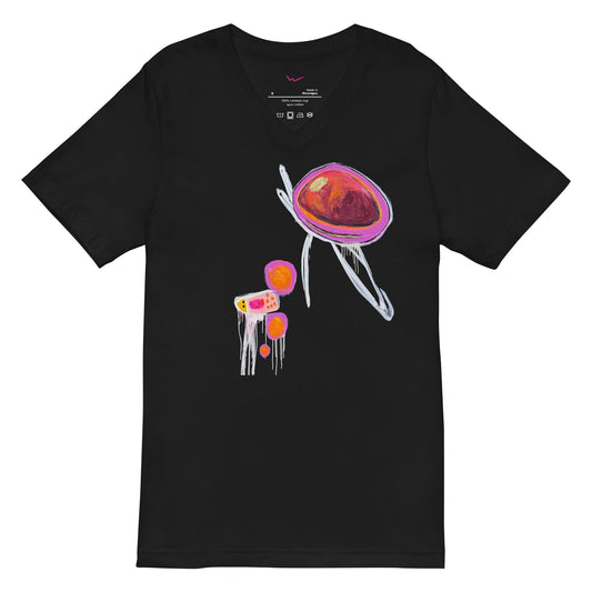 Colonized, Bella + Canvas Womens v-neck